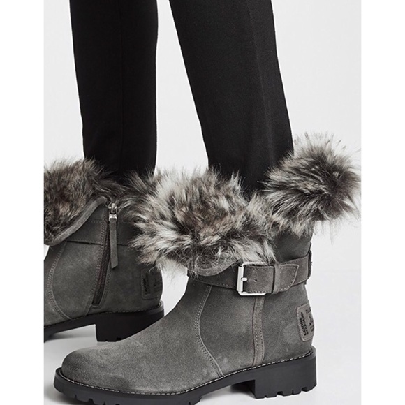Sam Edelman Shoes - Sam Edelman Jeanie Grey Suede Boots NWOB